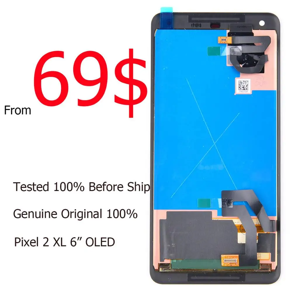 

Genuine Original OLED for Google Pixel 2 XL Lcd Display Screen Touch Digitizer Assembly Replacement Cheap Screen Pixel 2XL LCD