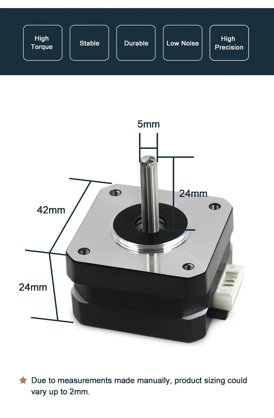 artilharia motor de impressora motor deslizante nema para sidewinder