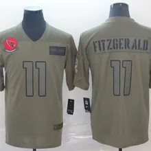 Аризона стилизованная Высококачественная Мужская футболка Ларри фитцджералд Кардиналс