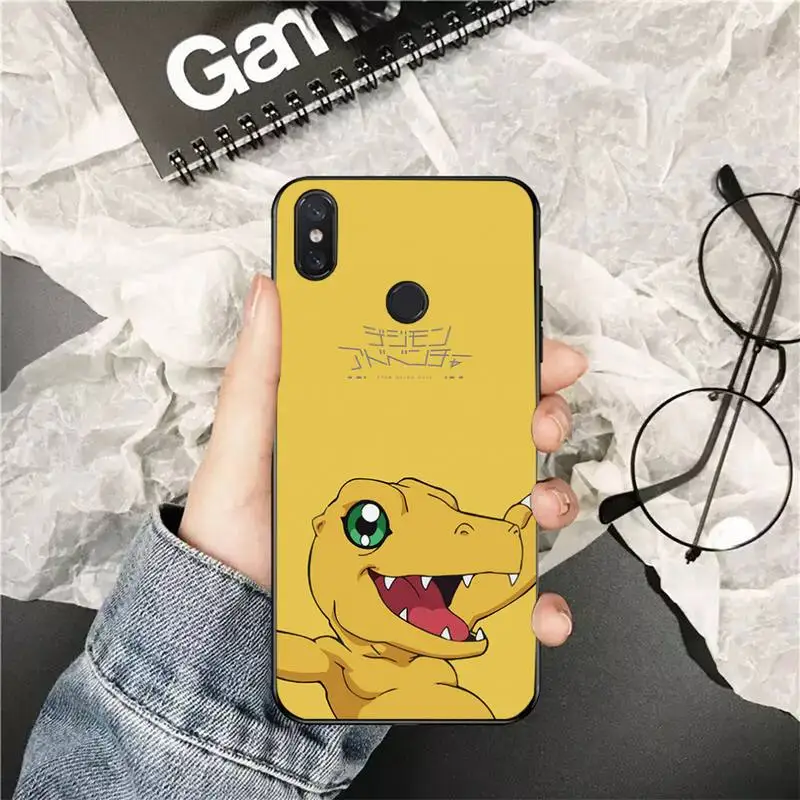 YNDFCNB Japanese Anime Digimon Shell Phone Case for Xiaomi Redmi 5 5Plus 6 6A 4X 7 7A 8 8A 9 Note 5 5A 6 7 8 8Pro 8T 9 xiaomi leather case chain Cases For Xiaomi