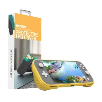 

2-in-1 TPU Protective Cover + Hard Shell Bracket Built-in 2 Game Card Slots Suitable For Switch Lite Host New