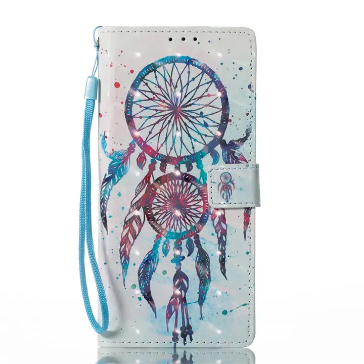 Color Drops Chimes Чехол для samsung Galaxy Note8 S8 плюс S7 S6 край S5 A3 A5 J3 J5 J7 чехол роскошный защитный чехол-книжка из искусственной кожи Модные Coque D03E - Цвет: Color Drops Chimes