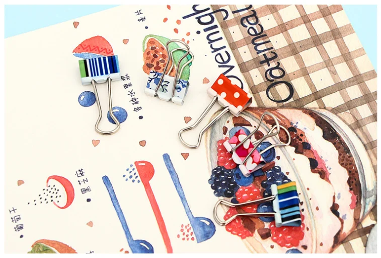 fresh lovely printing binder clips long tail clip bookmarks metal paperclip