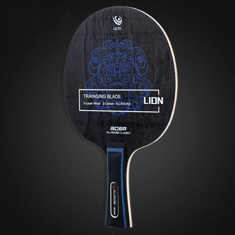 Raquette de Tennis de Table, plaque de fond en Fiber de carbone et Fiber Aryl, lame de Ping-Pong à 7 plis, 1 pièce ► Photo 3/6