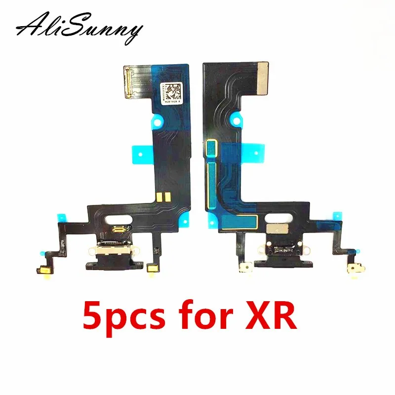 Гибкий кабель зарядного порта AliSunny 5 шт. для iPhone XR USB док станция соединитель