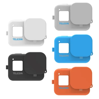 

Silicone Protective Case Sport Camera Lens Cover Strap Kit for GoPro Hero 8