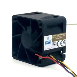 Ventilateur de refroidissement puissant pour serveur, 40mm, pour AVC 4028 12V 1A, haute vitesse, 40x40x28mm, double roulement à billes, 4 fils, 4 broches, PWM 
