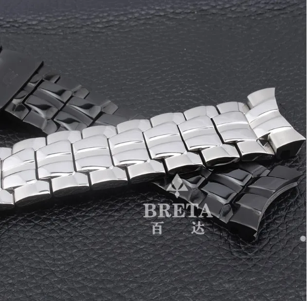 Твердые стальные часы аксессуары для мужчин для EDIFICE EF-550D-1AV 22 мм металлический браслет из нержавеющей стали черный водостойкий ремешок