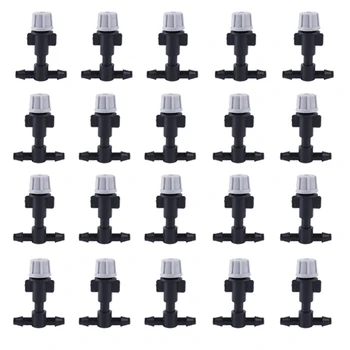 

100pcs Greenhouse Sprayer 6 mm Interface Gray Atomizing Nozzle Agriculture Irrigation system Misting nozzle Garden Water Spray