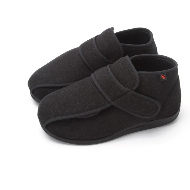 Botas de Velcro mágicas para diabéticos, calzado con punta abierta,  transpirable, antideslizante, resistente al desgaste, para  invierno|Abrazaderas y soportes| - AliExpress