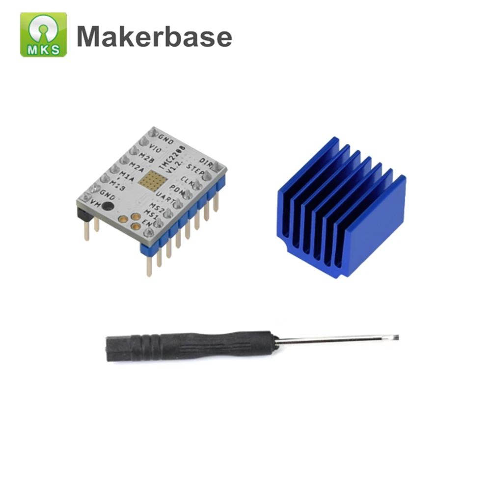

Top Quality MKS TMC2208 Stepper Motor Driver StepStick Mute Silent Excellent Protection For 3d Printer Parts Skr V1.3