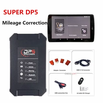 

Newest SUPER DP5 Key Programmer With Blurtooth Android Diagnostic Tools Dp5 Mileage correction diagnosis Odometer Reset Tool