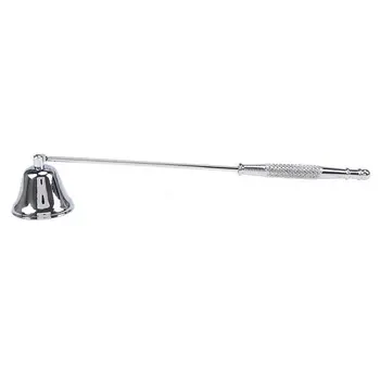 

Handle Candle Snuffer Bell Vintage Stainless Steel Home Banquet Candle Extinguisher Church Hotel Home Candle Accessories