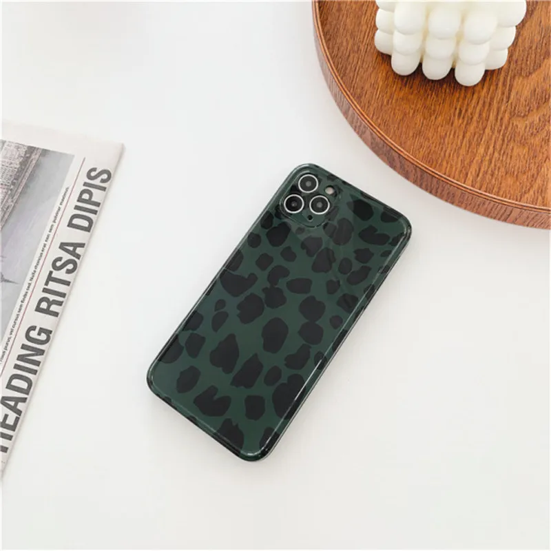 Retro Leopard art zebra pattern Korean fashion Phone Case For iPhone 13 12 11 Pro Max Xr Xs Max 7 8 Plus X 7Plus case Cute Cover