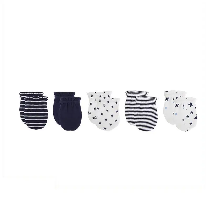 Baby Mittens Anti Scratching Gloves Thin Cotton 0-6 Month Baby Mittens Kids Accessories Newborn Infantil Anti-Grab Glove Foot Cover Glove