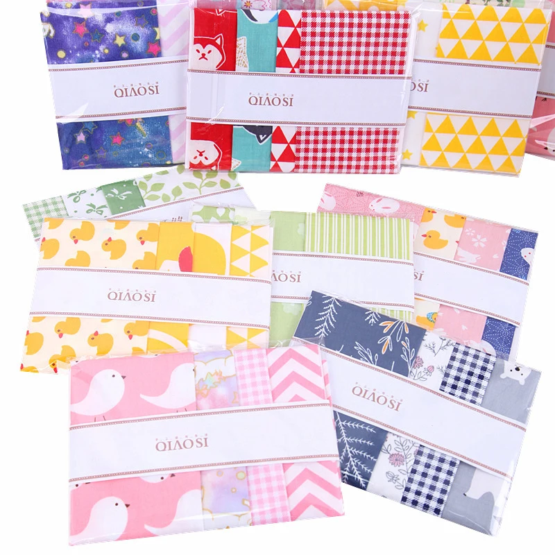 

4pcs/set Cotton Fabric Printed Cloth Sewing Quilting Fabrics for Patchwork Needlework DIY Handmade Accessories 24x25cm