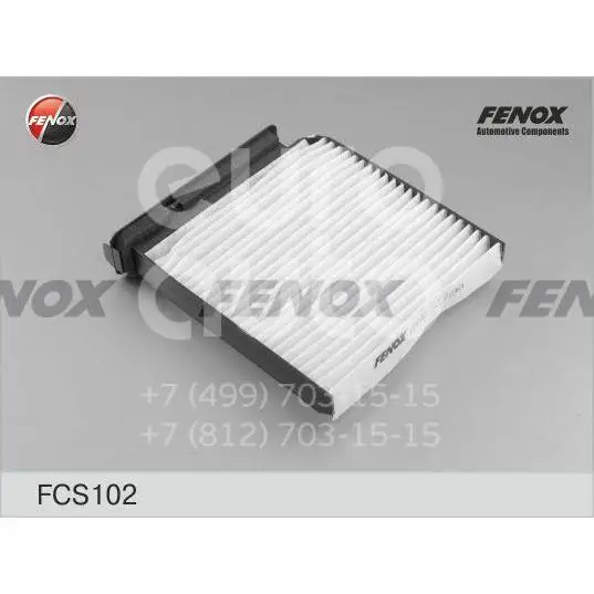 FENOX Фильтр салона FCS102 НЕ УГОЛЬНЫЙ