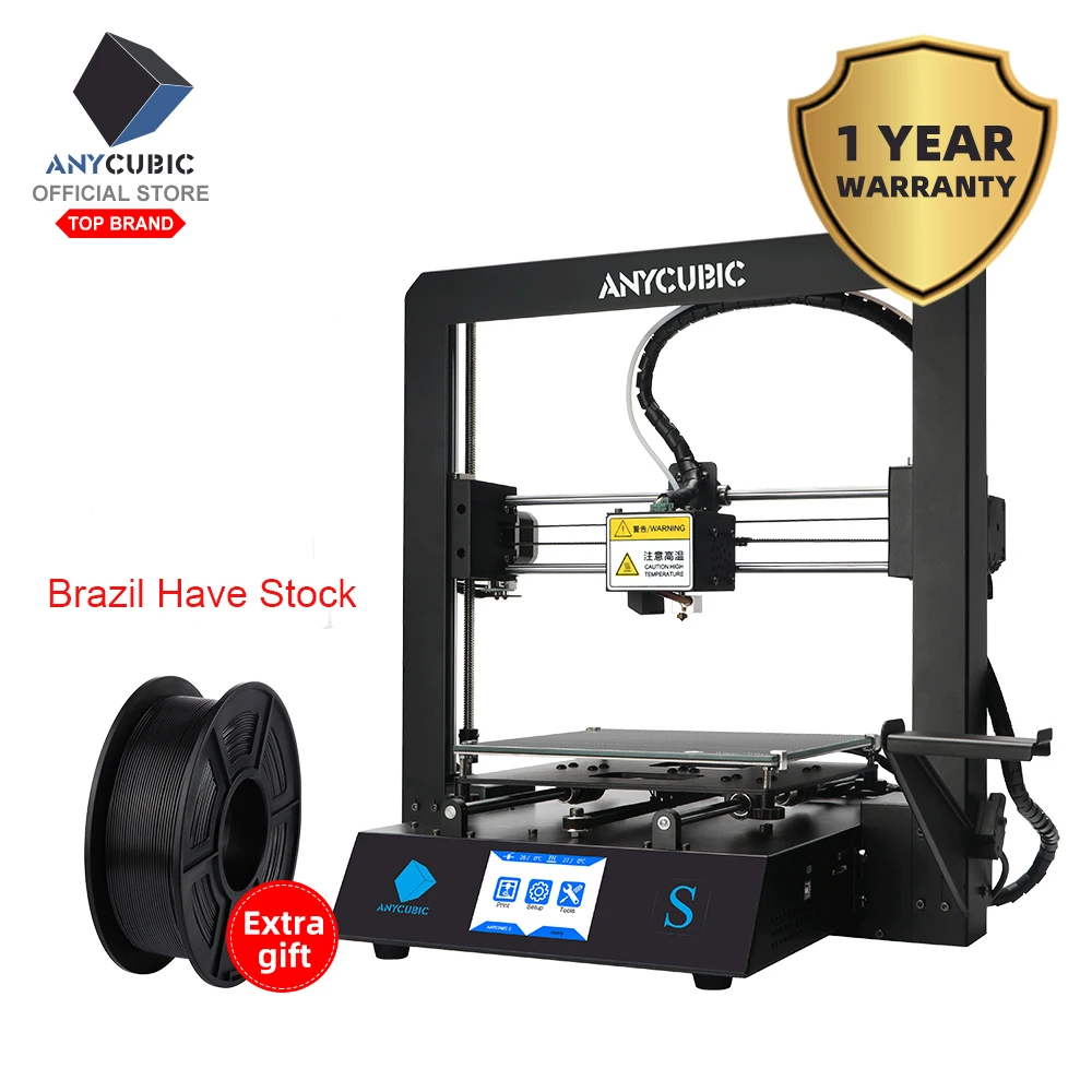 

ANYCUBIC Mega S 3D Printer Touch Screen Impresora 3D Kit Full Metal Frame high Quality Extruder impressora 3d Kit completo