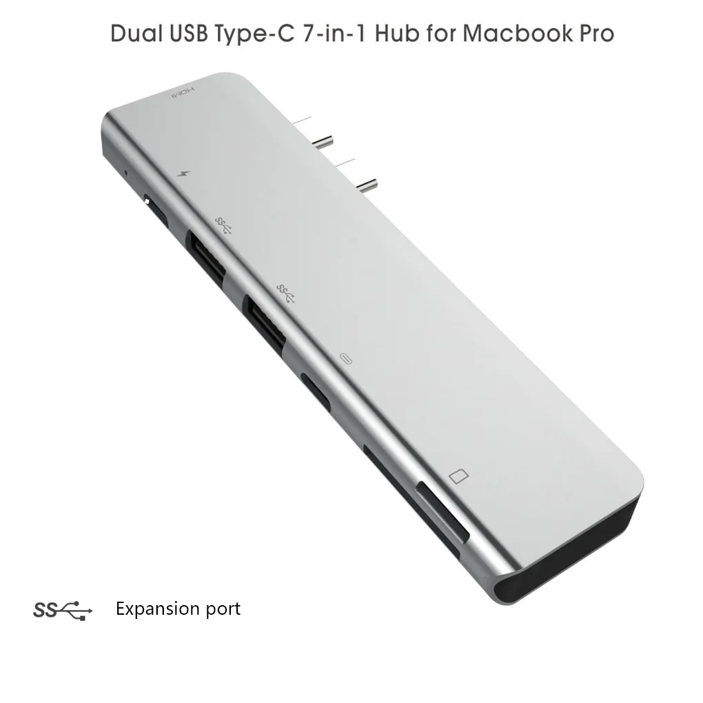 USB 3,0 Мульти USB C концентратор к хабу HDMI 4 K/SD/TF кард-ридер/PD зарядка аудио/RJ45 адаптер для MacBook Pro type c usb разветвитель