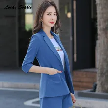 1pcs Women's plus size Blazers coats 2020 Spring Cotton blend Slim fit Small pockets Suits jackets ladies Skinny Blazers Suits