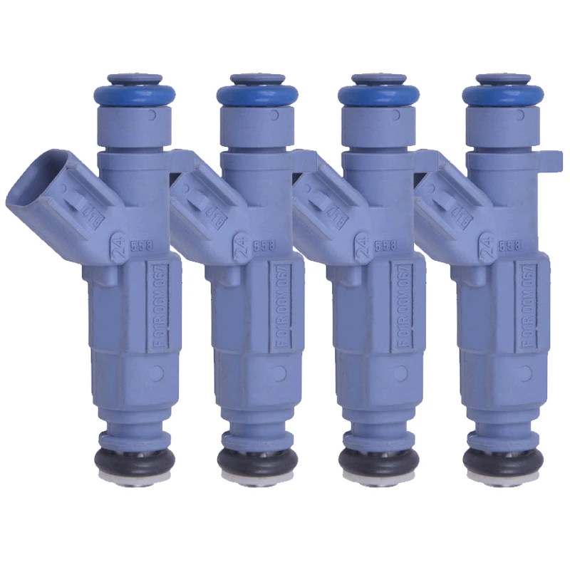 

4x High impedance fuel injector nozzle F01R00M067 for car replacement