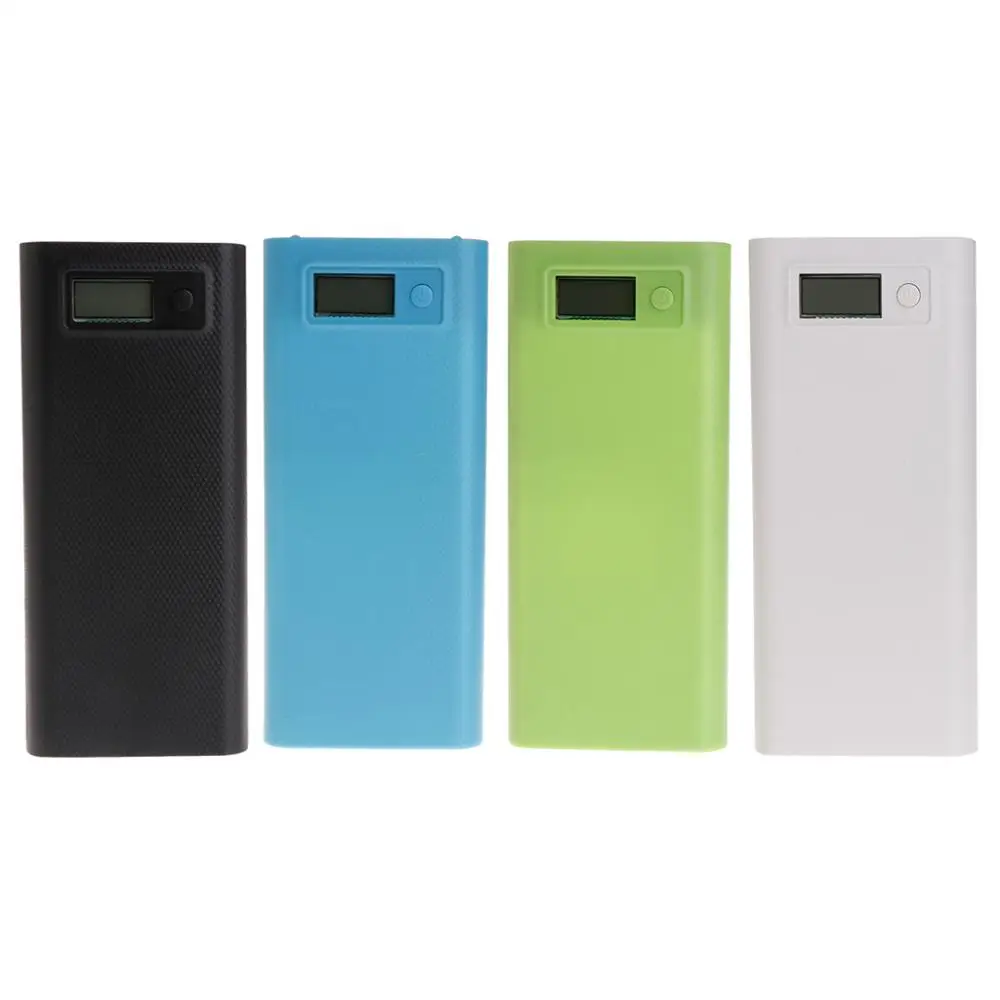 

Dual USB 8x 18650 Battery DIY Holder LCD Display Power Bank Case Box For iphone