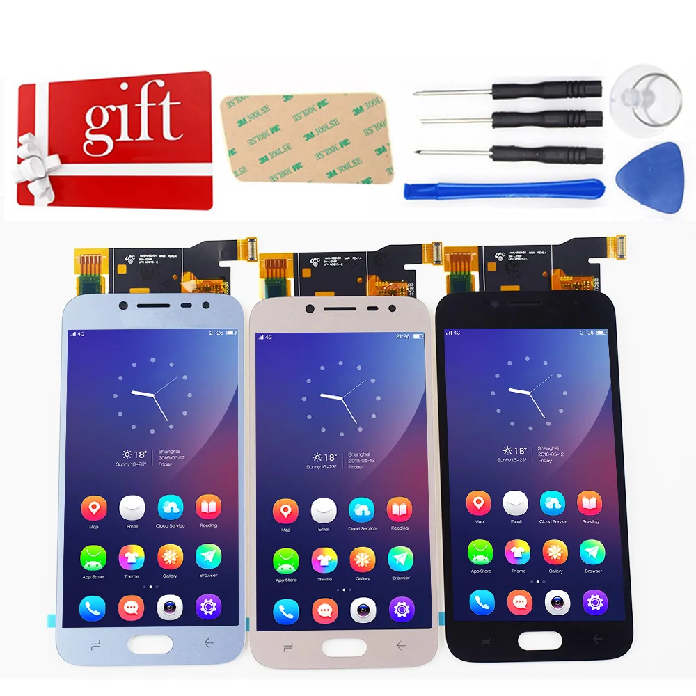 Adjustable For Samsung Galaxy J2 pro 2018 J250 J250F J250H LCD Display + Touch Screen Digitizer glass Assembly | Мобильные телефоны