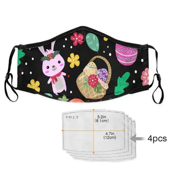 

Outdoor sports Face mask reusable Cotton Face Respirator with Breathe Filters for Adults Anti-Dust face masks with carbon filter