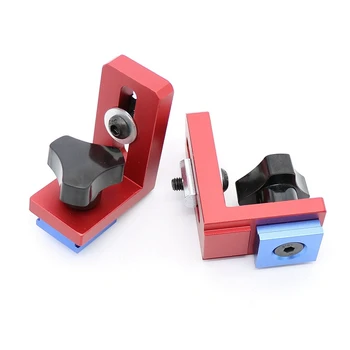 

Set Of 2 T-Track Sliding Brackets For Aluminium Profile Woodworking Tools, T-Tracks Not Included