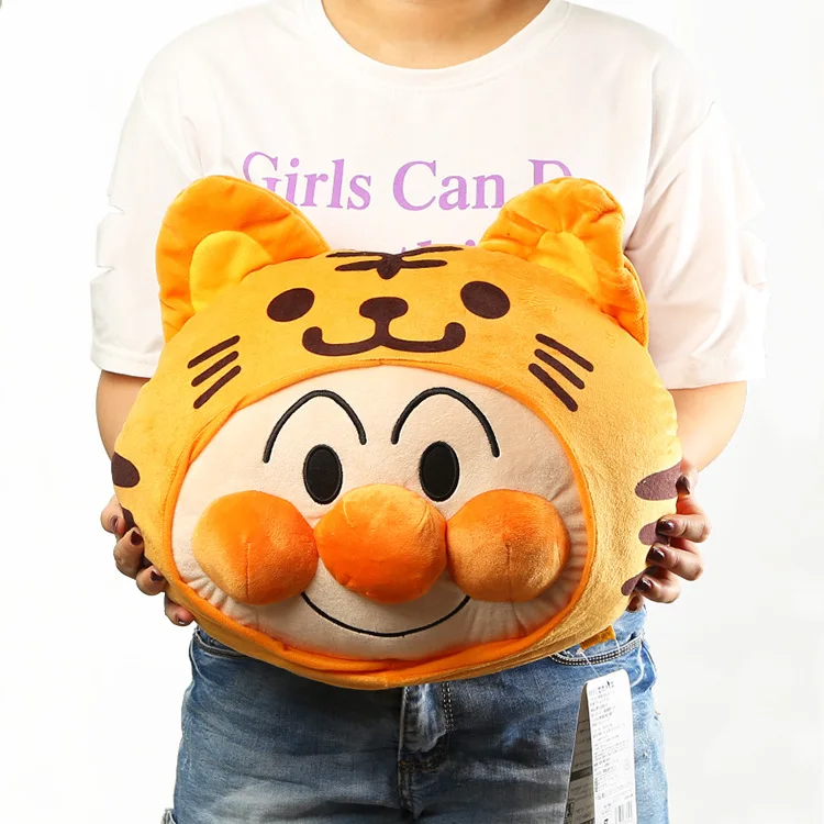 Милая плюшевая игрушка Anpanman Cos Слон Тигр Жираф 34 см мягкие игрушки Подушка День рождения Рождественский подарок#2110 - Цвет: Зеленый