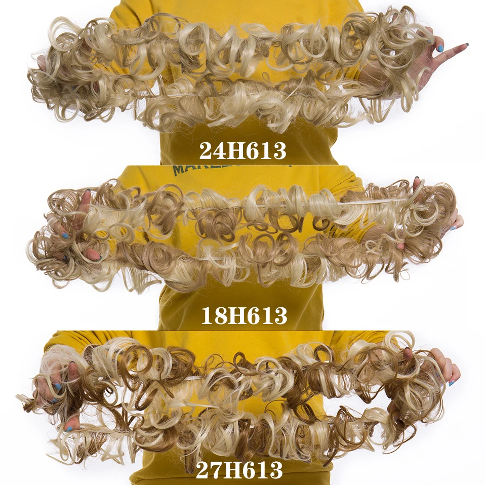 S-noilite 80 см, эластичная лента для волос, шиньон, волнистые волосы для наращивания, синтетические шиньоны, шиньоны для женщин