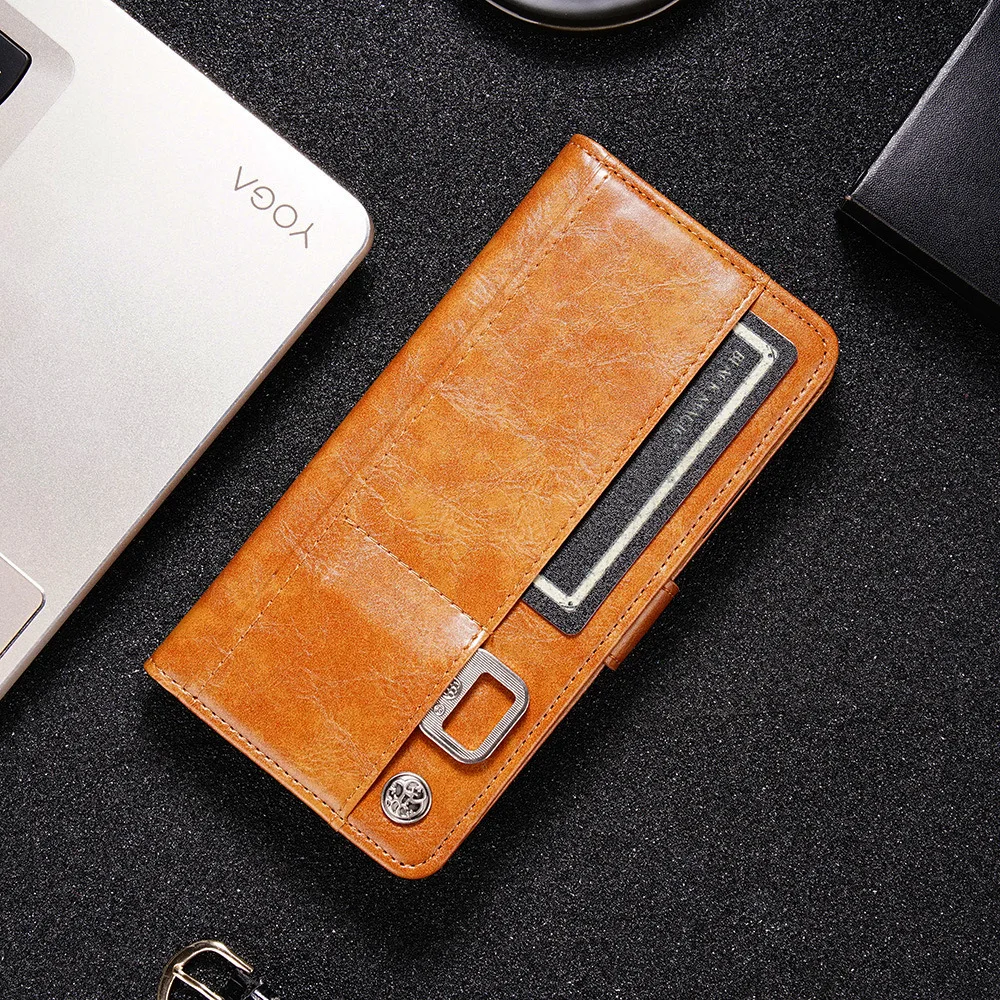 

Multi-function card holder Flip Wallet Retro Premium PU Fundas Case Cover for ASUS Zenfone 4 ZE554KL