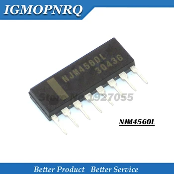 

10pcs NJM4560L SIP-8 M4560L NJM4560 4560 NJM Dual operational amplifier IC chip NEW