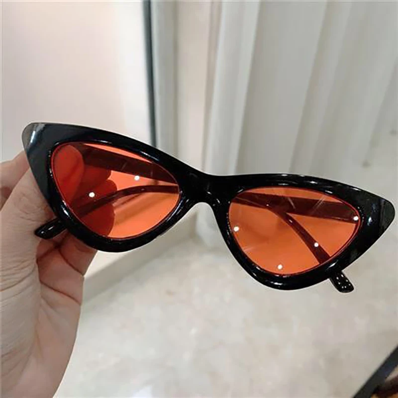 

Vintage Cateye Sunglasses Women Sexy Retro Small Cat Eye Sun Glasses Brand Designer Colorful Eyewear Female Oculos De Sol