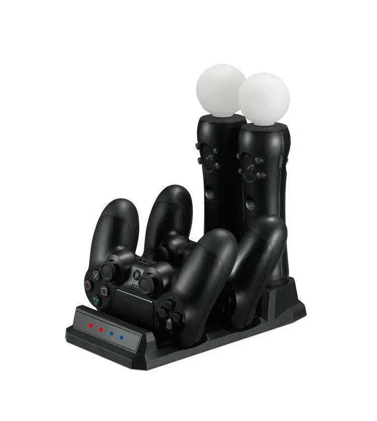 Для Ps Move4 In 1 Зарядная база Ps4 Vr геймпад зарядное устройство Ручка четыре