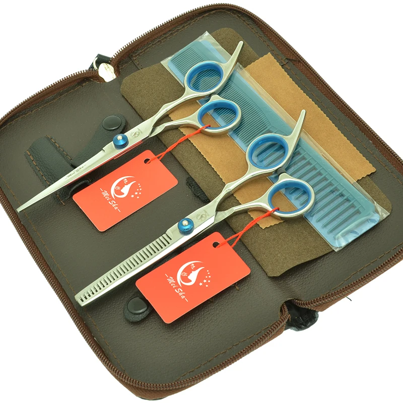 

6.0" Meisha Hair Cutting Shears & Thinning Scissors Hair Beauty Styling Tijeras Stainless Steel Hairdressing Scissors Set A0042A