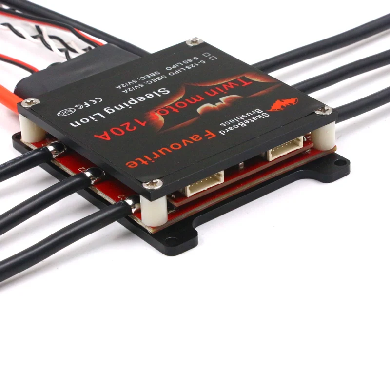 1 шт. ROV подводный двигатель бесщеточный ESC с двойным приводом 5-12S Lipo 50 в электрический регулятор скорости SBEC 5 В/2A для AUV DIY Robot