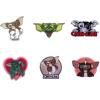 

12pcs/lot E2128 Classic Cartoon Movie Monster Embroidered Iron on Patches Clothes Appliques Wallet Bag Shoes Badges Stickers