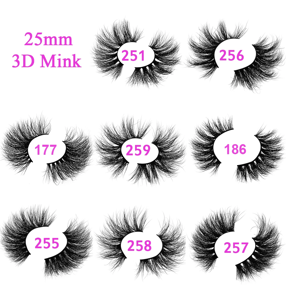 Wholesale Eyelashes 10/20/30/50//100 Pairs 3D Mink Lashes Bulk Dramatic