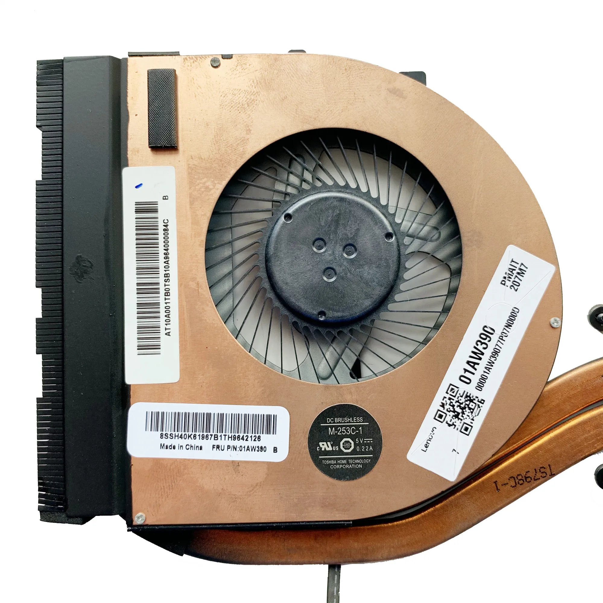 New Genuine Fan & Heatsink For Lenovo ThinkPad T460p T470p 01AW389 