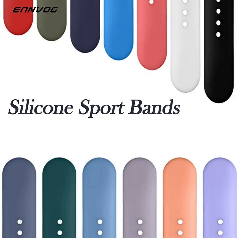

Strap For Apple Watch band 38mm 42mm iWatch 4 band 44mm 40mm Sport Silicone belt Bracelet correa Apple watch 3 2 1 Accessories
