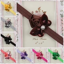 Детская повязка на голову с вышитыми блестками и бантом; милая детская лента для волос; головной убор; аксессуары; поставка товаров