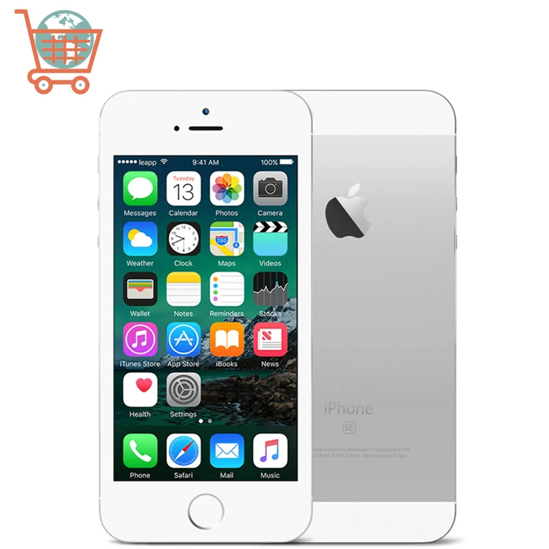 Смартфон Apple iPhone SE A1662 разблокированный двухъядерный 4G LTE 2 Гб ОЗУ 16/32/64 ПЗУ сканер