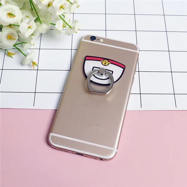 Doraemon держатель для мобильного телефона, универсальная подставка для телефона, подставка для телефона, держатель для кольца на палец, столы, поддержка Celular для iPhone - Цвет: 7