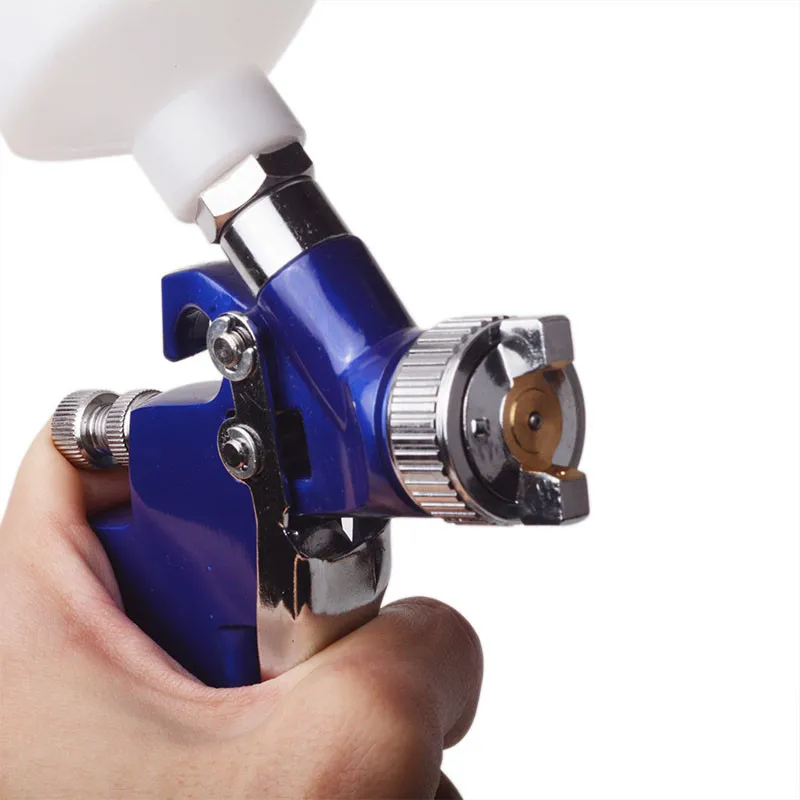 0,8 мм 100 мл Профессиональный HVLP Воздушный Распылитель Краски распылитель гравитационной подачи Аэрограф Комплект для автомобильной мебели инструмент для распыления краски