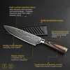 Kitchen Knives Set Chef Knives 7CR17 440C High Carbon Stainless Steel Damascus Drawing Gyuto Cleaver Set Slicer Santoku Knife ► Photo 2/6