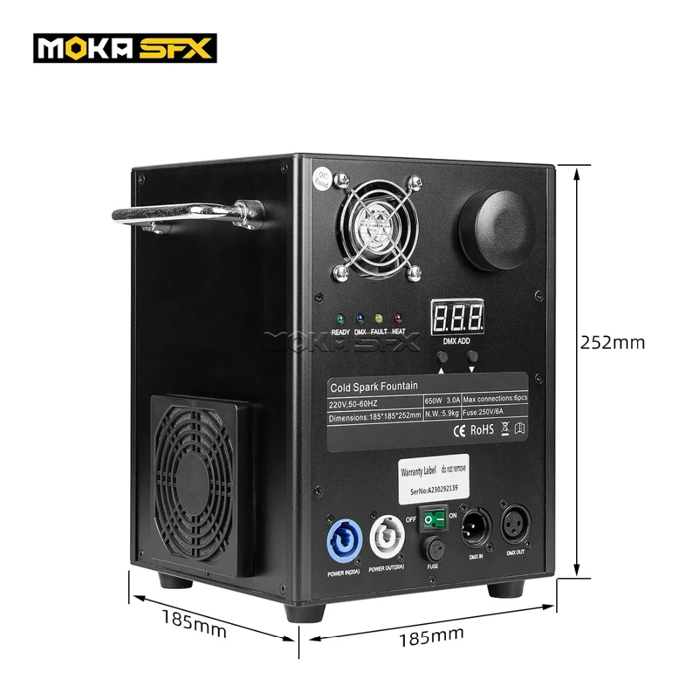 mini cold spark machine