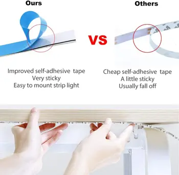 

16.4ft Warm White 3500K 5050 SMD LED Flexible Strip Ribbon Light 5M 300 LEDs Waterproof IP65 DC 12V for Home Garden Commercial