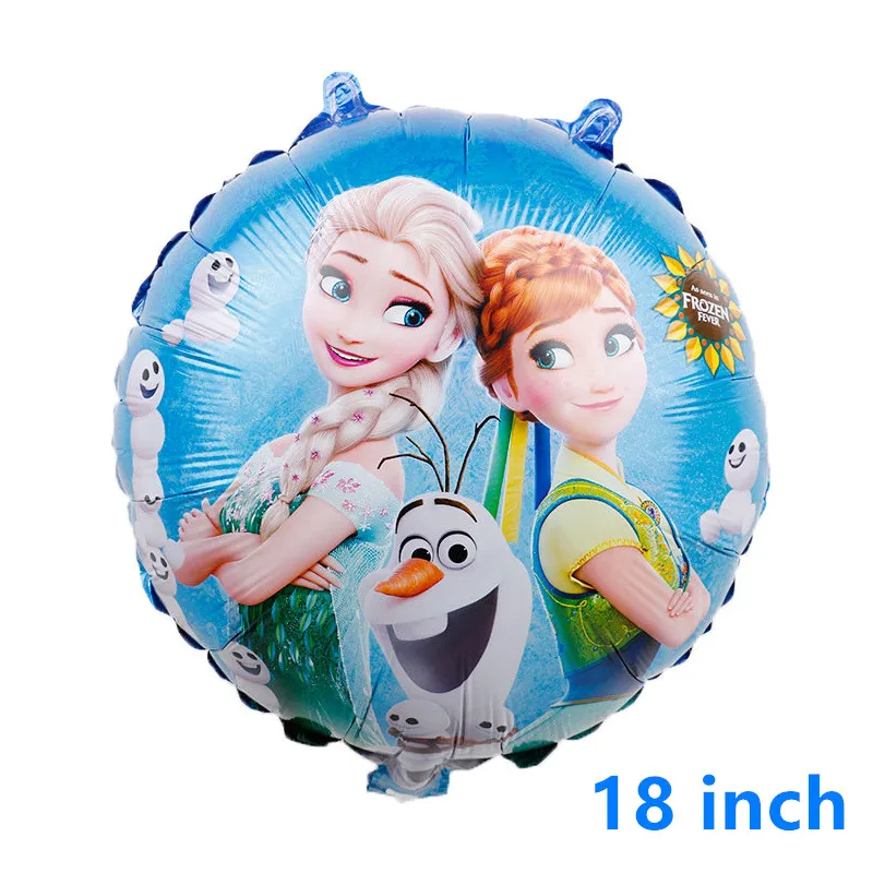 Холодное сердце Дисней Дети Девочки подарок на день рождения пакет события вечерние украшения чашки тарелки детский душ Одноразовые столовые принадлежности - Цвет: Balloon D-1PCS