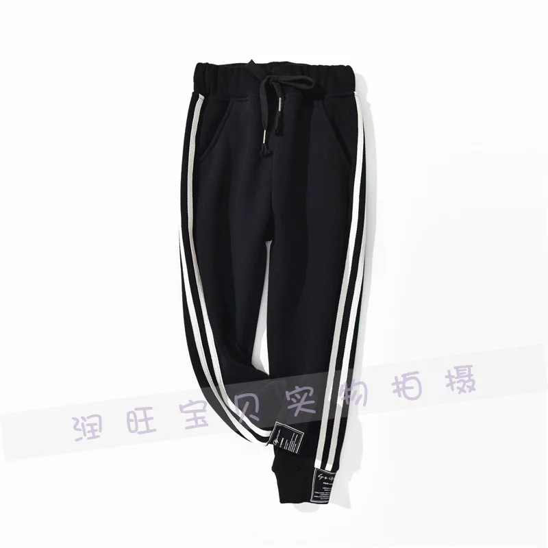

2019 Winter Style Crawler CHILDREN'S Cartoon Super Soft One-piece Velvet Stretch Trousers BOY'S Korean-style Warm Casual Pants